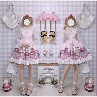 Afternoon Tea Rabbit Sweet Lolita Style Dress JSK (CC03)